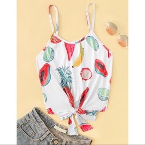 🍇fruit patterned tank top🍇